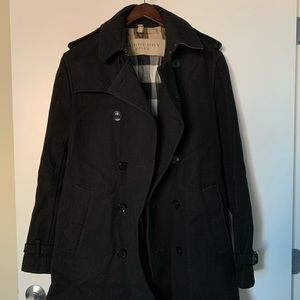 Burberry Brit Wool Blend Trench Coat